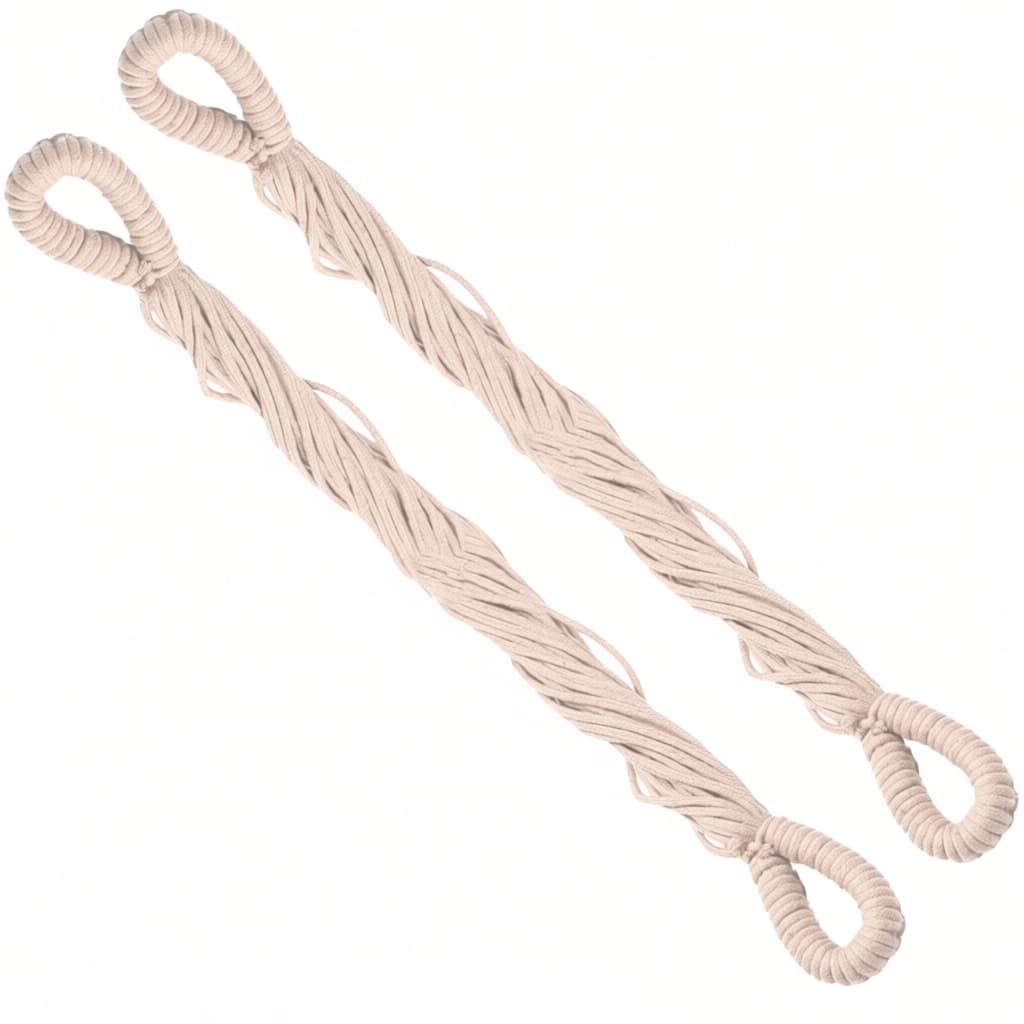 Par Extensor Corda Rede Descanso Dormir Alongadora Algodão 58cm