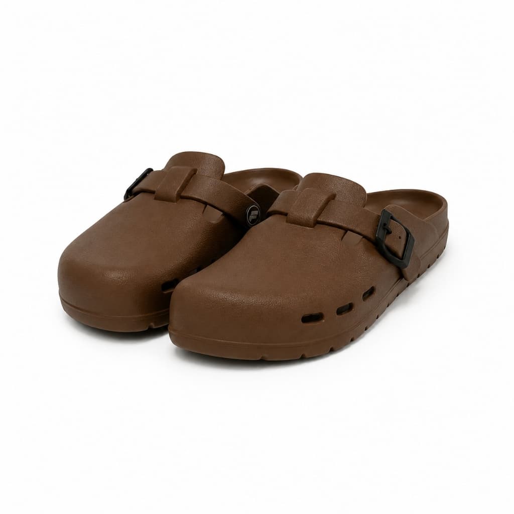 Tamancos unissex fechados: quentes, antiderrapantes e com solado em cortiça. Perfeitos para o inverno, meia embalagem