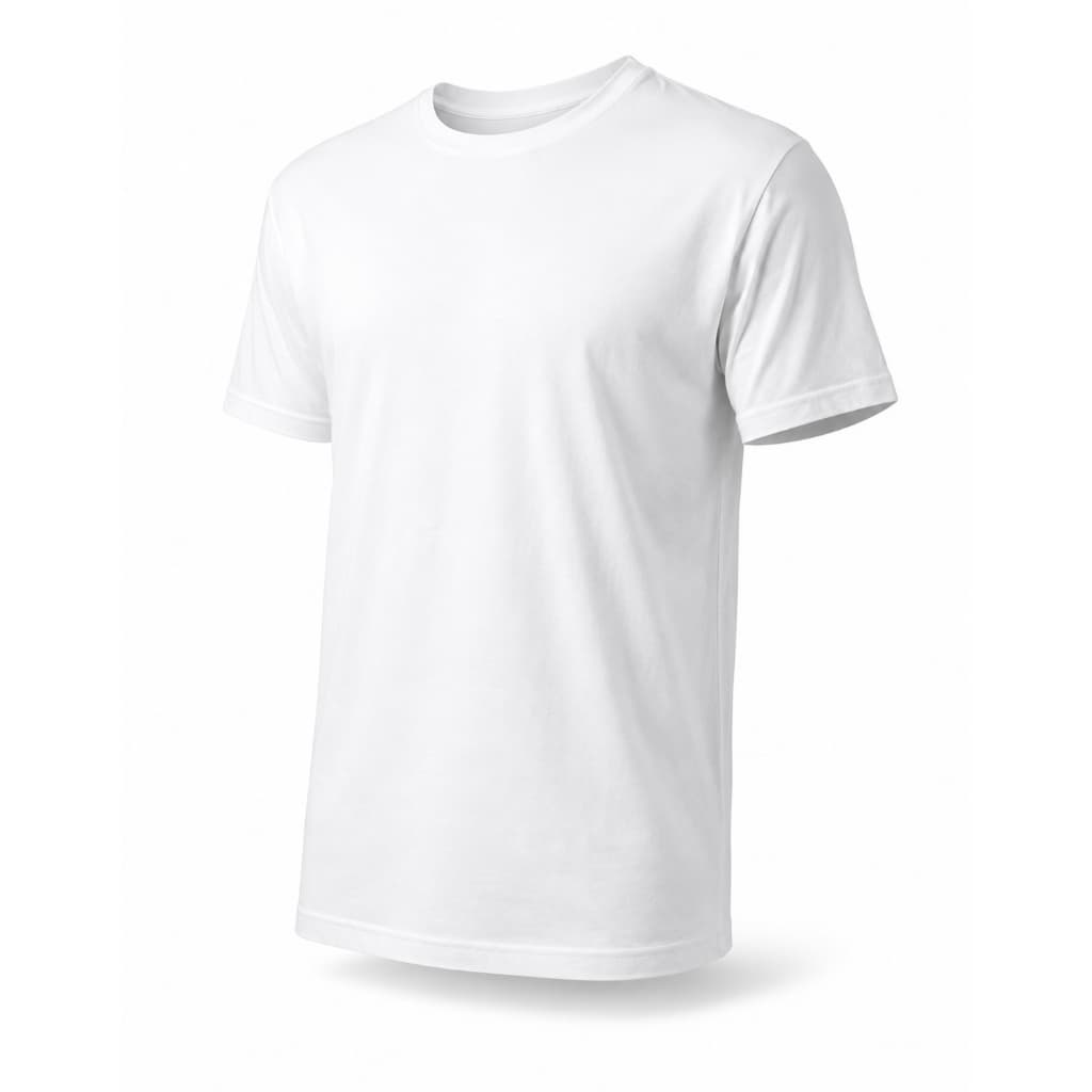 Camiseta Básica 100% Algodão Unissex Gola Redonda Manga Curta Lisa Sem Estampa Casual Academia Trabalho Dia a Dia Confor