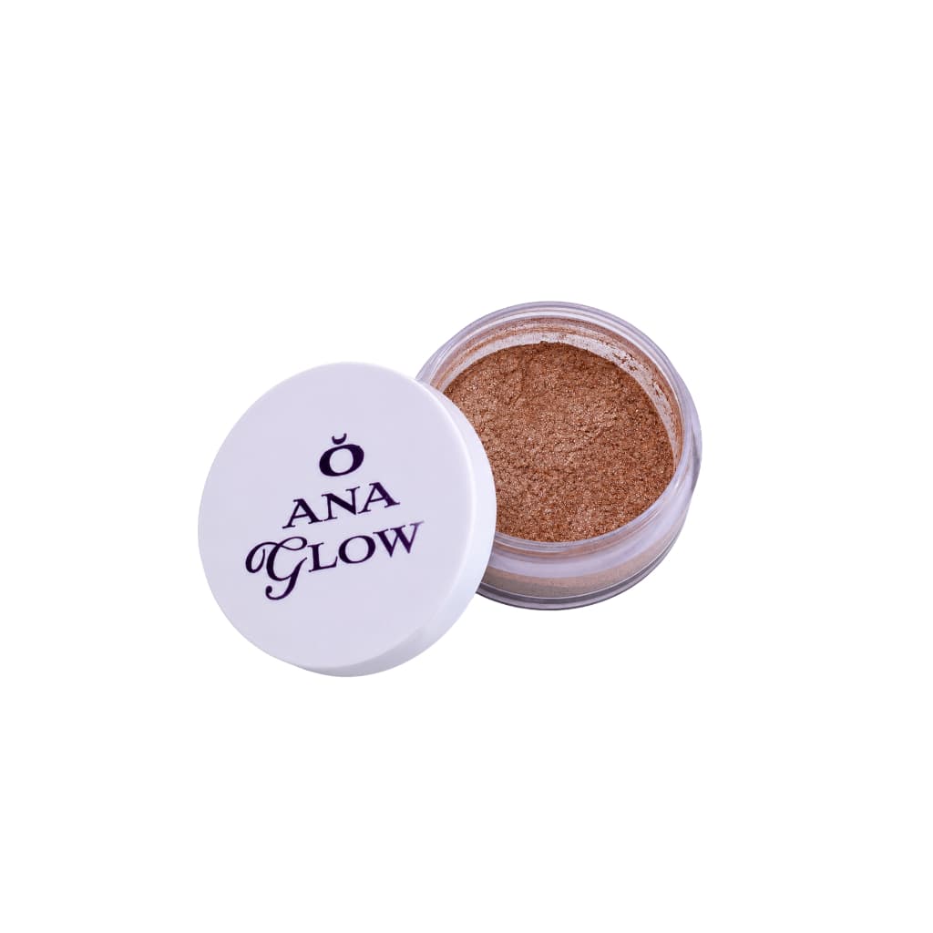 Iluminador Solto Ana Glow Pó Facial Glow Natural Alta Fixação