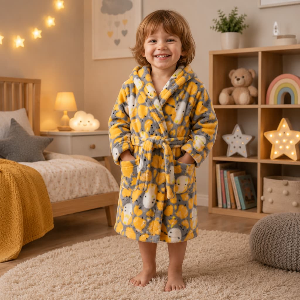 Roupão Infantil Microfibra Robe Soft Inverno Super Macio e Quentinho