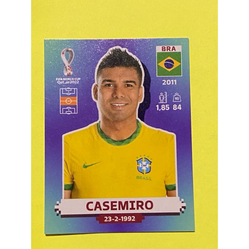 FIGURINHA ORIGINAL CASEMIRO COPA DE 2022