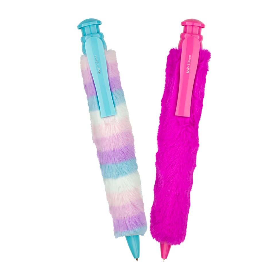 Caneta Gigante Infinity Plush Pelúcia 1.0mm Esferográfica BRW