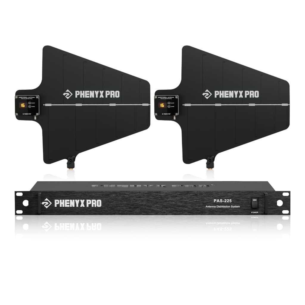 Phenyx Pro PAS-225X Pacote de sistema de distribuição de antena sem fio antenas direcionais ativas