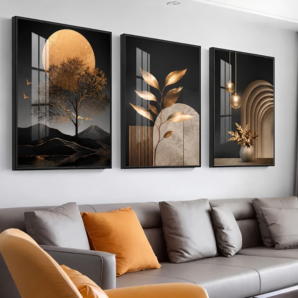 Quadros Decorativos Parede Arte Flores Arte Moderna Luxo Para Quartos Sala Escritório