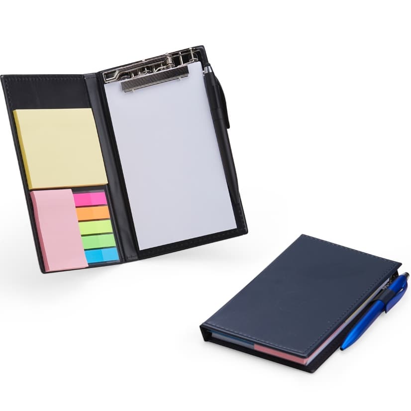 Kit Bloco De Anotações Com autoadesivos E Caneta Touch Escritório Escola