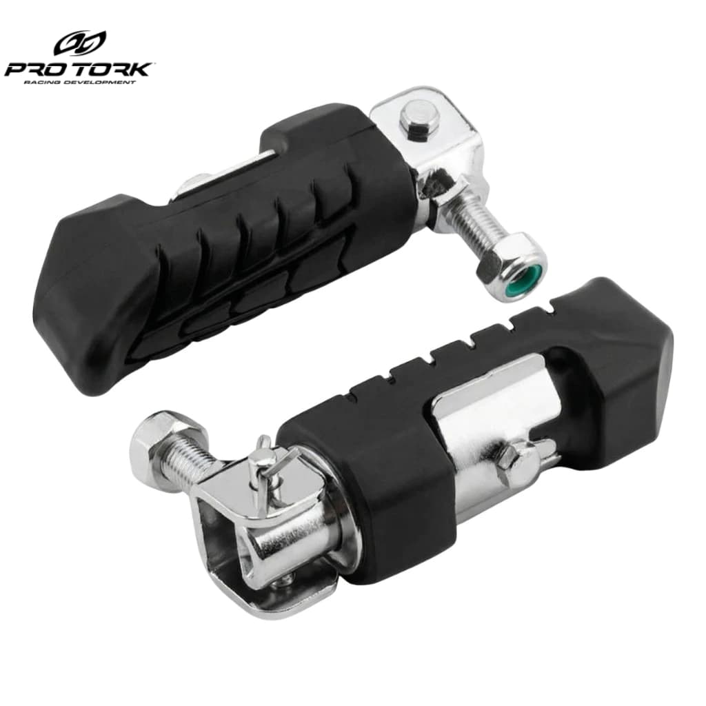 Par de Pedaleira Retrátil compatível com Protetor de Motor e Carenagem Armor Pro Tork