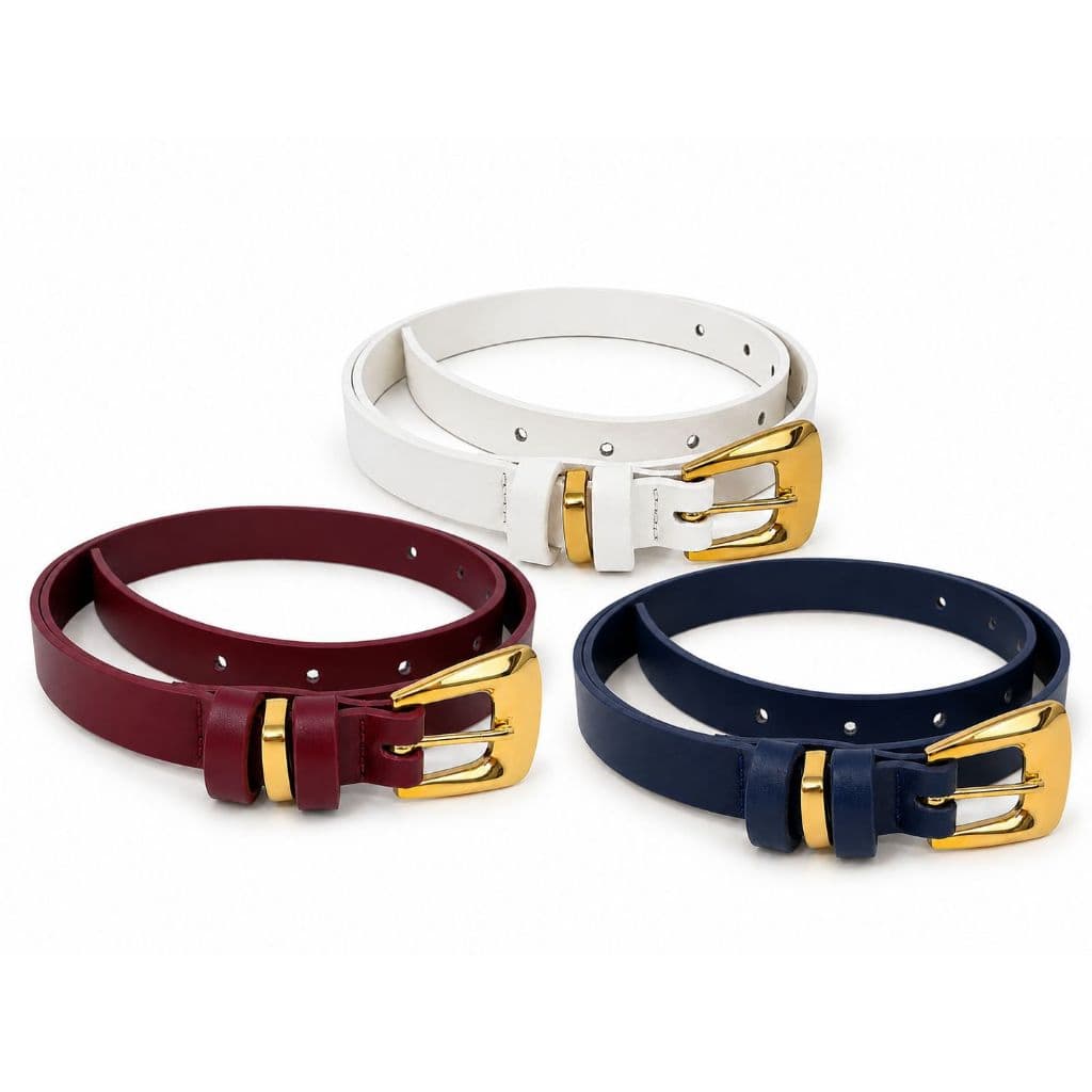 Cinto  Feminino Fivela Dourada