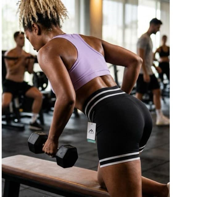 Shorts de treino e Yoga Cintura Alta