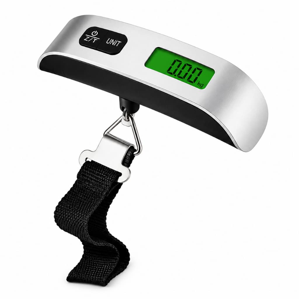 Balança De Bagagem Digital Portátil Até 50kg Visor LCD STC-07