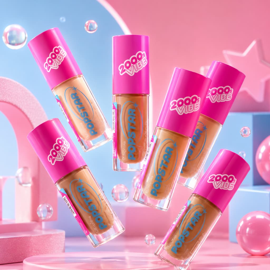 Corretivo Líquido Catwalk Linha Popstar By Ruby Rose Alta Cobertura Neutraliza e Camufla Manchas 2000Vibes