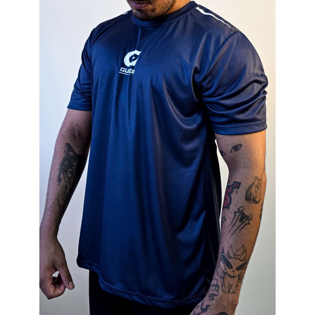 CAMISETA PLUS SIZE DRY FIT AZUL MARINHO