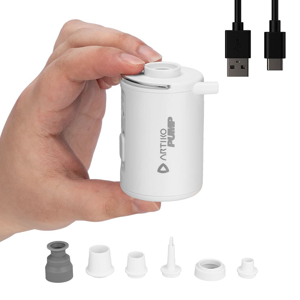 Inflador e Desinflador Portátil Sem Fio Artiko Pump Bomba de Ar Recarregável 5 Bicos