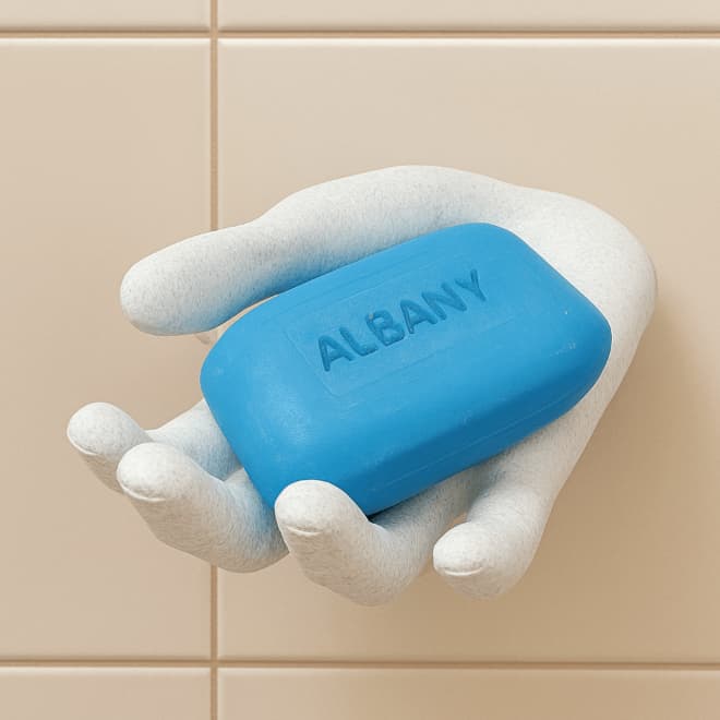 Saboneteira em Formato de Mão - Sabonete liquido ou em Barra