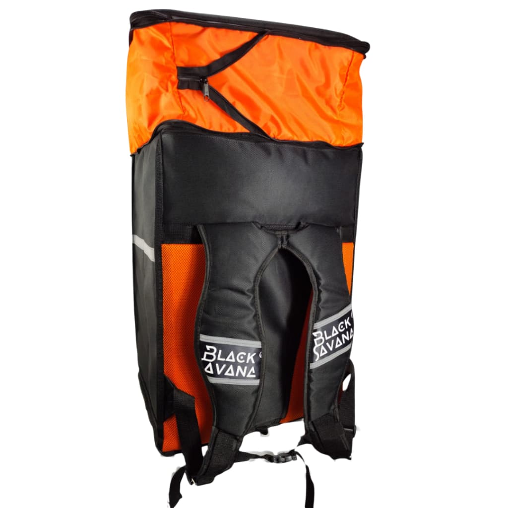 Mochila Motoboy Grande 170 Litros Impermeável Cargueiro Bag Cor Preto Trilha Camping Acampamento Mochilão Malote