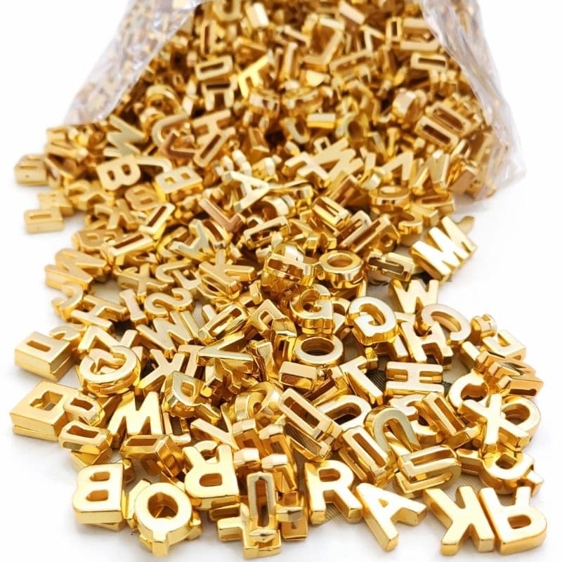 Letra Entremeio 10mm Sortidas - Em Plástico