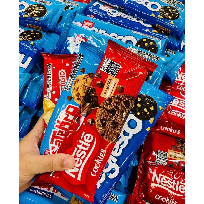 10 COOKIES NESTLÉ 60G ORIGINAL - OS MELHORES COOKIES DOCES DO MERCADO