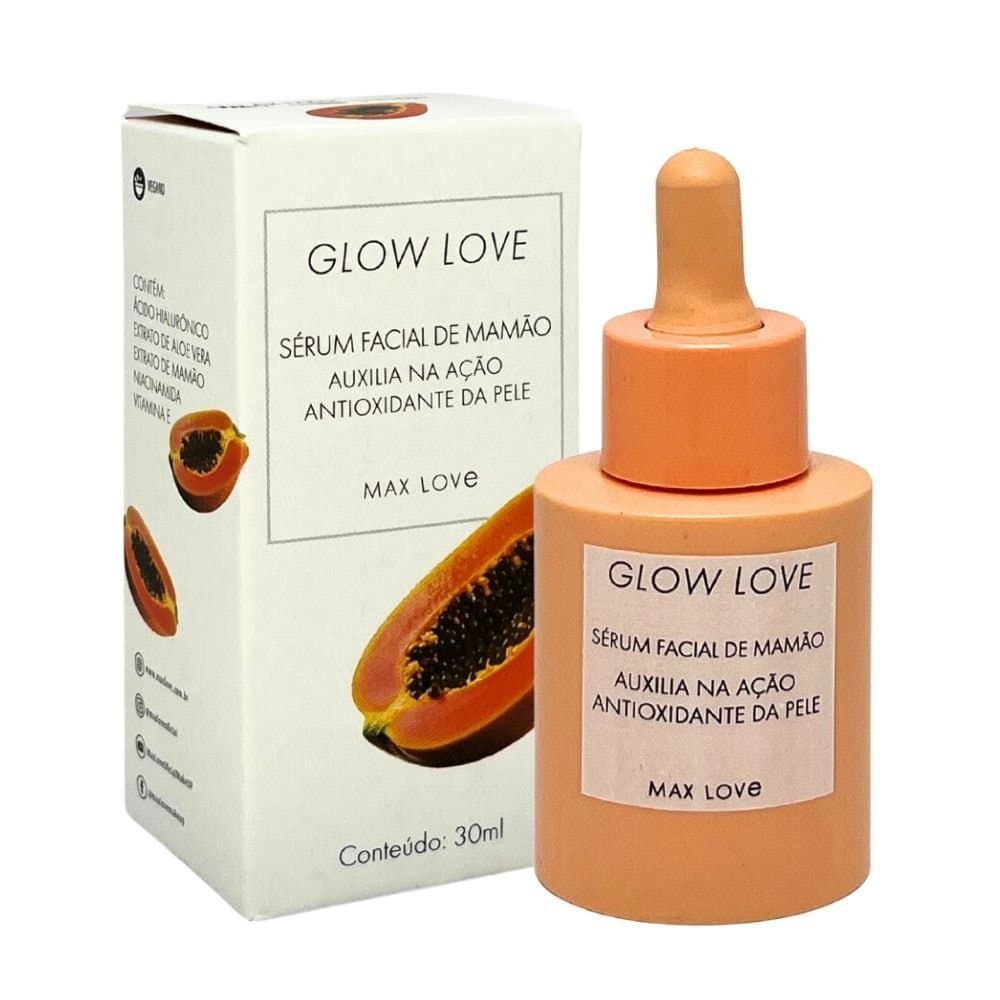 Sérum Facial Max Love Glow Love Mamão 30ml