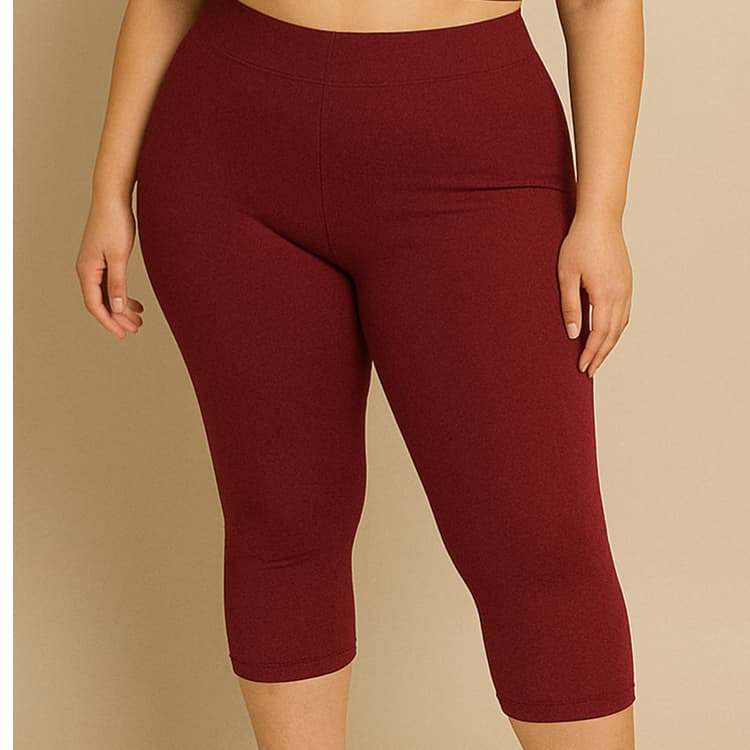 CALÇA CAPRI SUPLEX PLUS SIZ DO G AO G4 TRANSPARENCIA ZERO