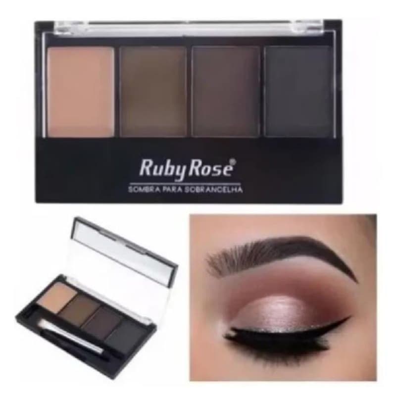 Ruby Rose Trio De Sombra Para Sobrancelha Com Primer Hb9354