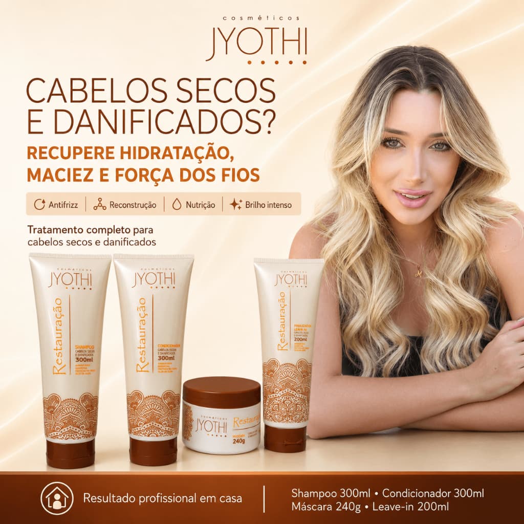 Kit Hidratação Cabelos Ressecados Quebradiços E Com Frizz Tratamento Reconstrução Capilar Queratina
