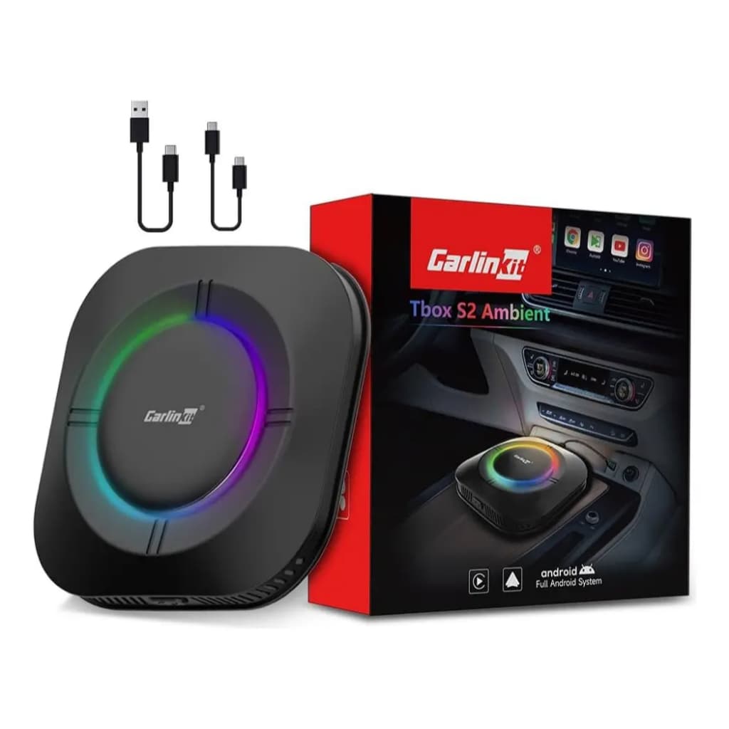 Carplay Carlinkit Box Automotivo Streaming Wi-fi Android 13 8gb + 128gb octacore Youtube Netflix Tv