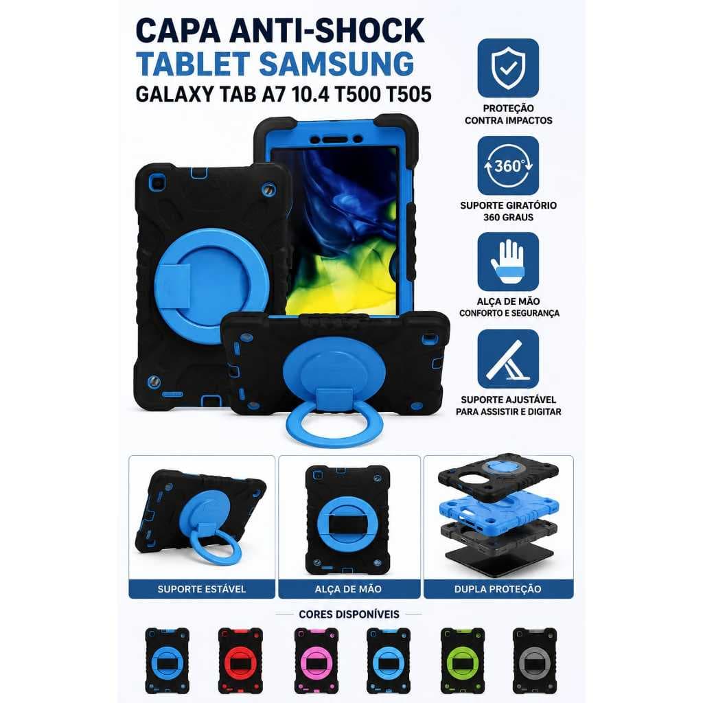 Capa Anti-shock Tablet Samsung Galaxy Tab A7 10.4 T500 T505