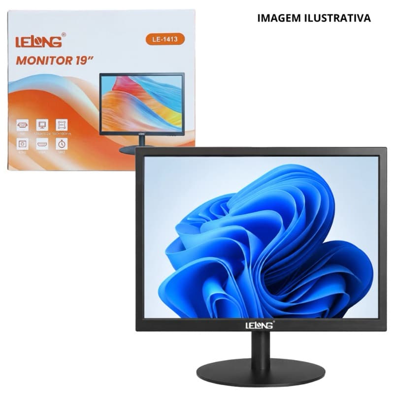 Monitor 19 Polegadas Lelong