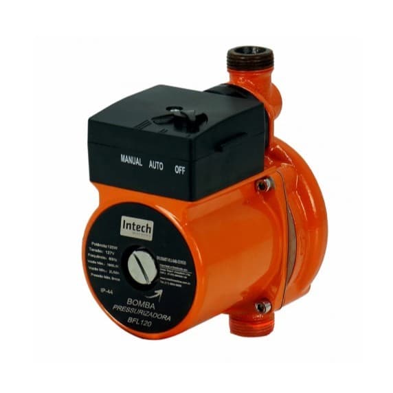 Bomba Pressurizadora Água Takumax Automática 120W 127V ou 170W 220V Chuveiro Torneira Caixa Dágua