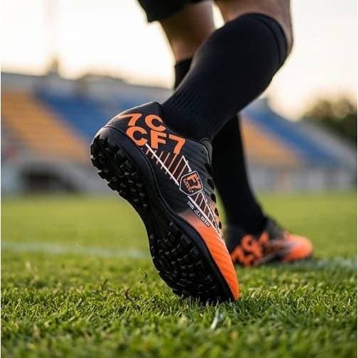 Chuteira Confortavel Costurada Campo Quadra Futbol