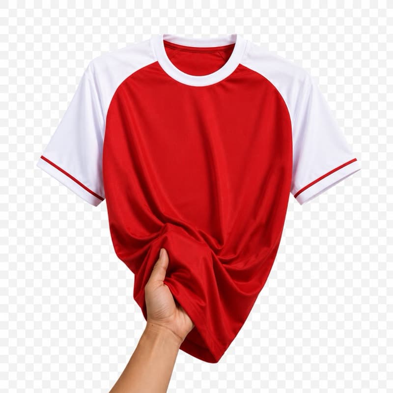 camisa de time esportivo gigante ingles detalhes em vermelho