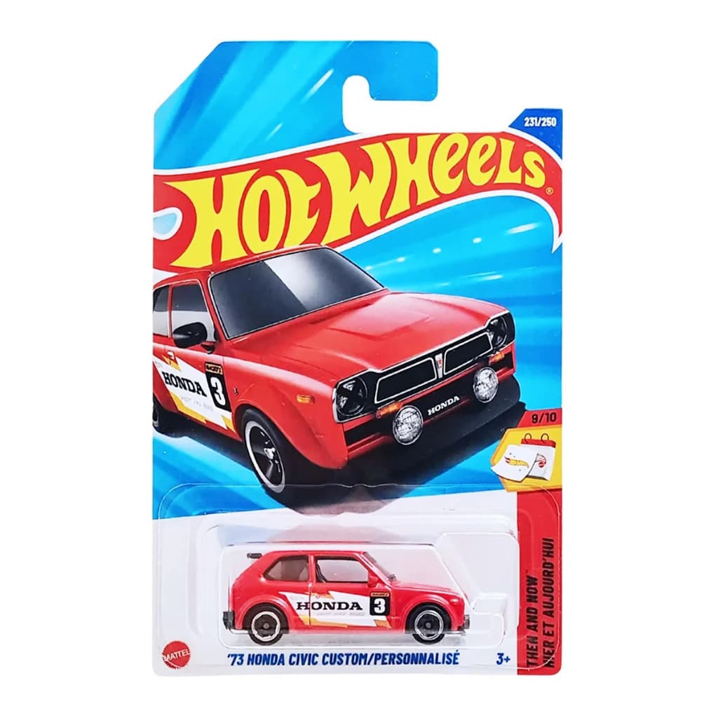 Carrinho Hot Wheels 73 Honda Civic Custom - JBB42