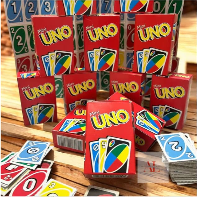 12/24/36/48PACOTES Lembrancinha Mini Jogo de cartas UNO cartas festas aniversario
