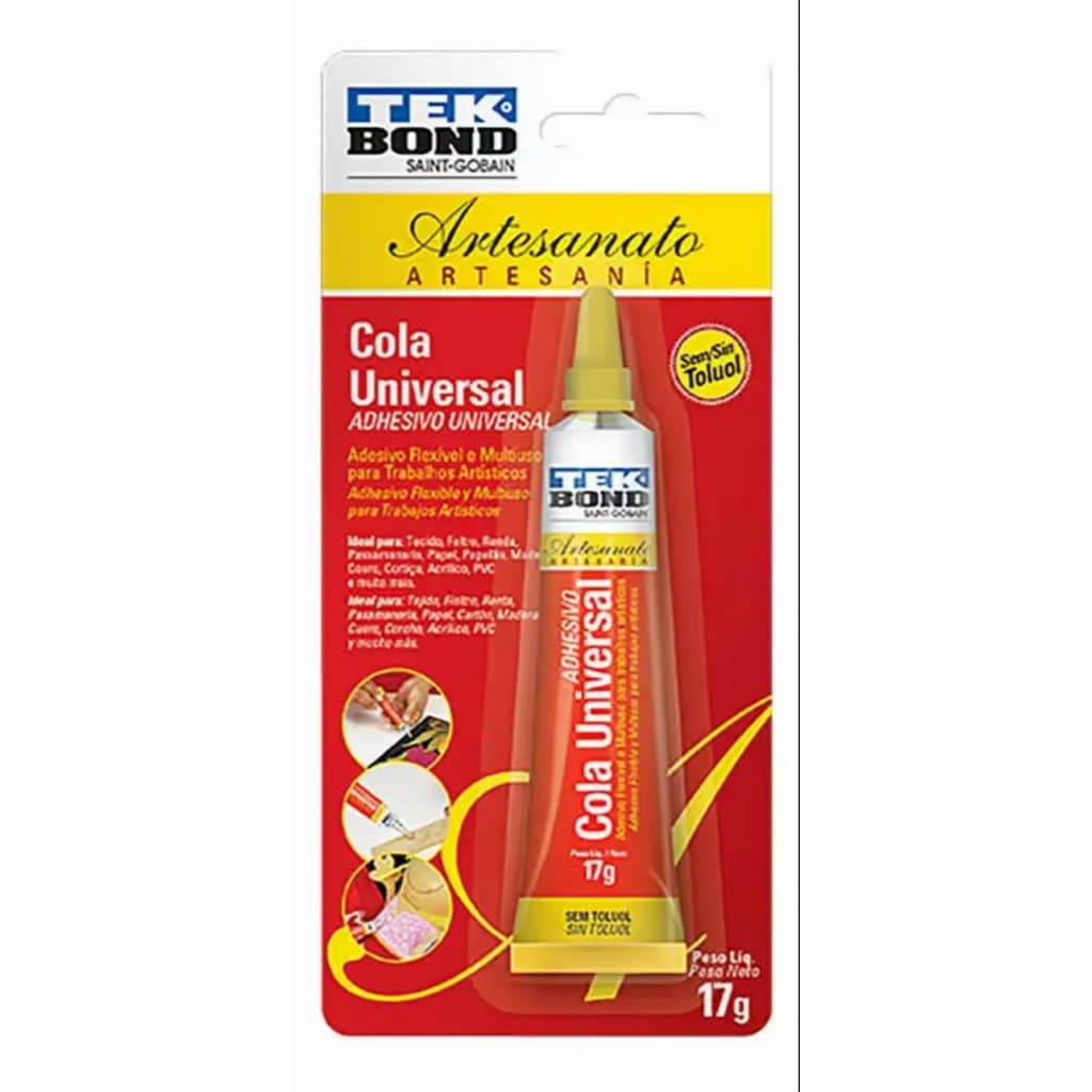 Cola Universal Artesanato Multiuso 17g Tek Bond