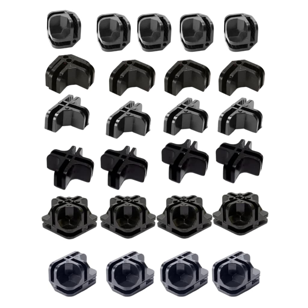 Conectivos Para Vidros E Prateleiras Aramadas Kit 100 Conectivos