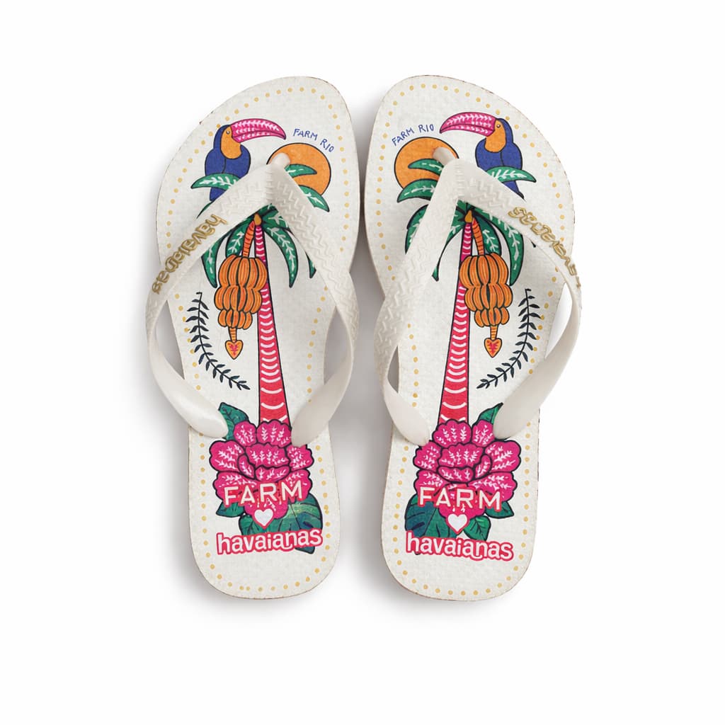 Chinelo de dedo Tucano Sunset infantil ao Adulto 44 em estampa digital moda leves e macios