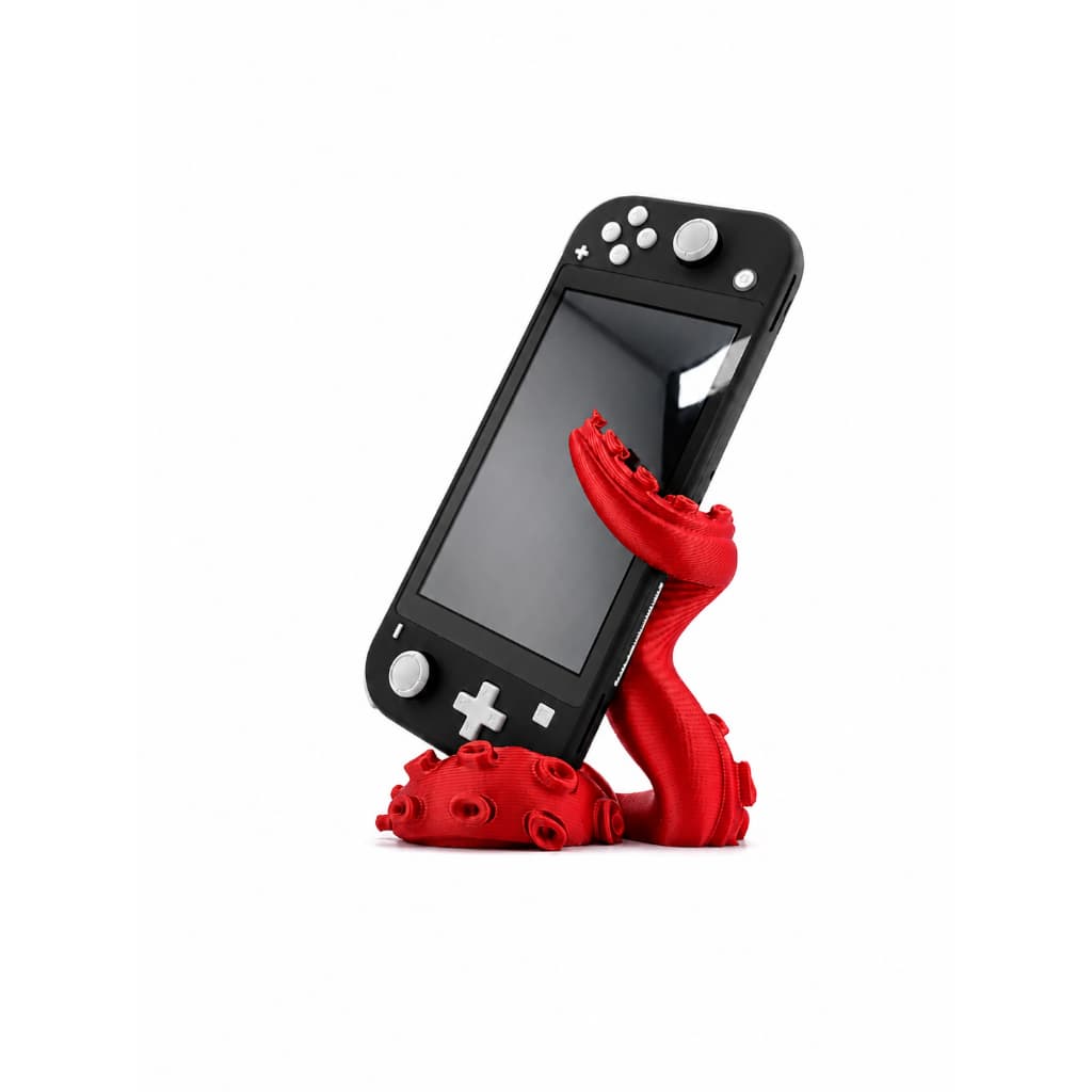 Suporte Nintendo Switch Lite Tentáculo Polvo 6 Cores - Suporte Gamer Mesa Setup Presente Geek