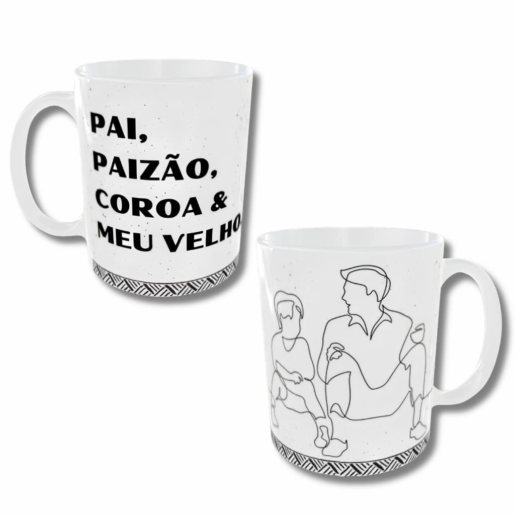 Caneca Dia dos Pais 325ml Cerâmica/ Presente Comemorativo O Melhor Pai