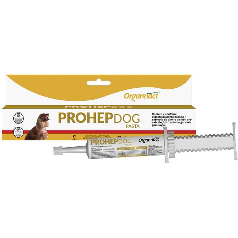 Suplemento Vitamínico Organnact Prohep Dog Pasta para Cães