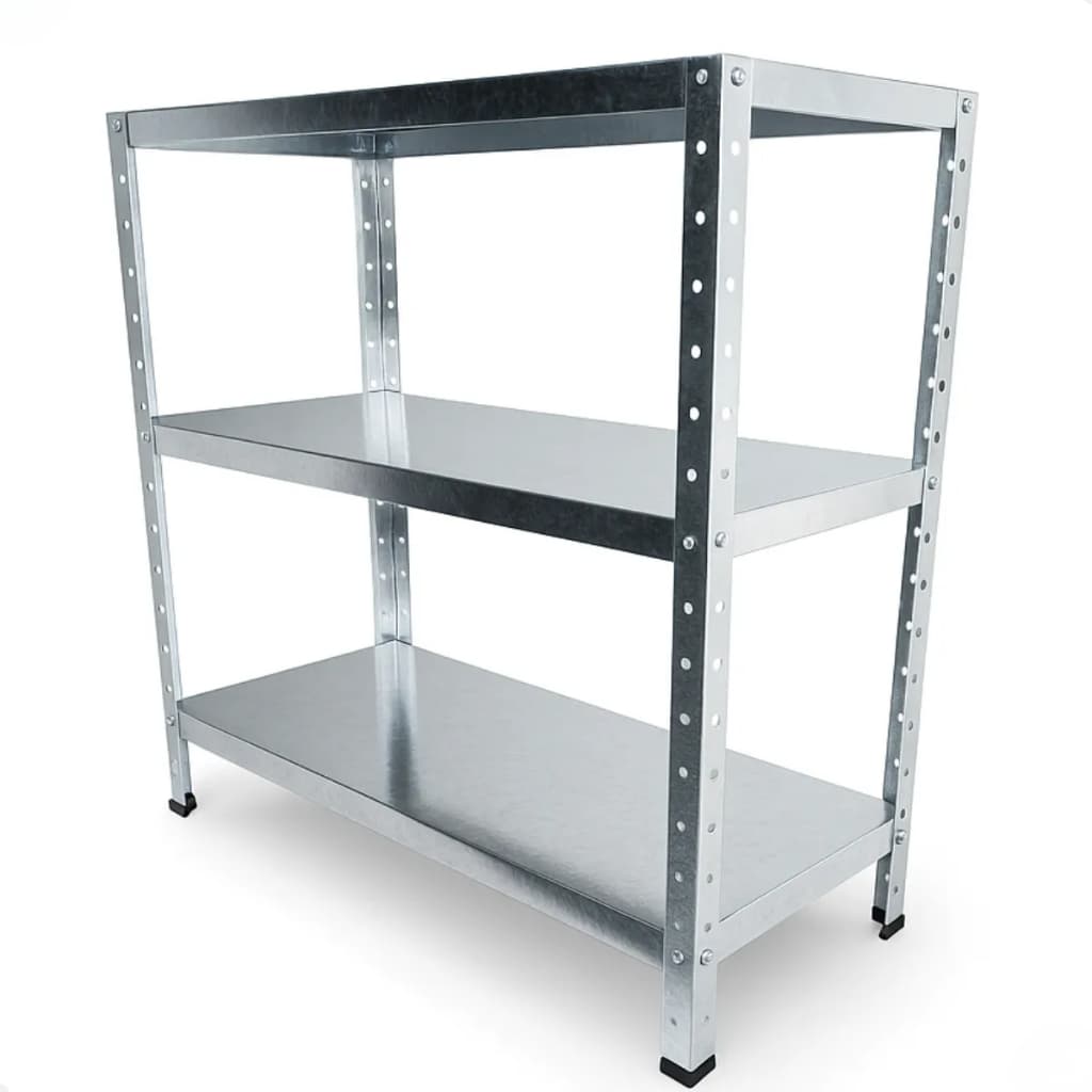 Estante Prateleira Aço Galvanizada 3 Bandeja  60cm Reforçado Multiuso