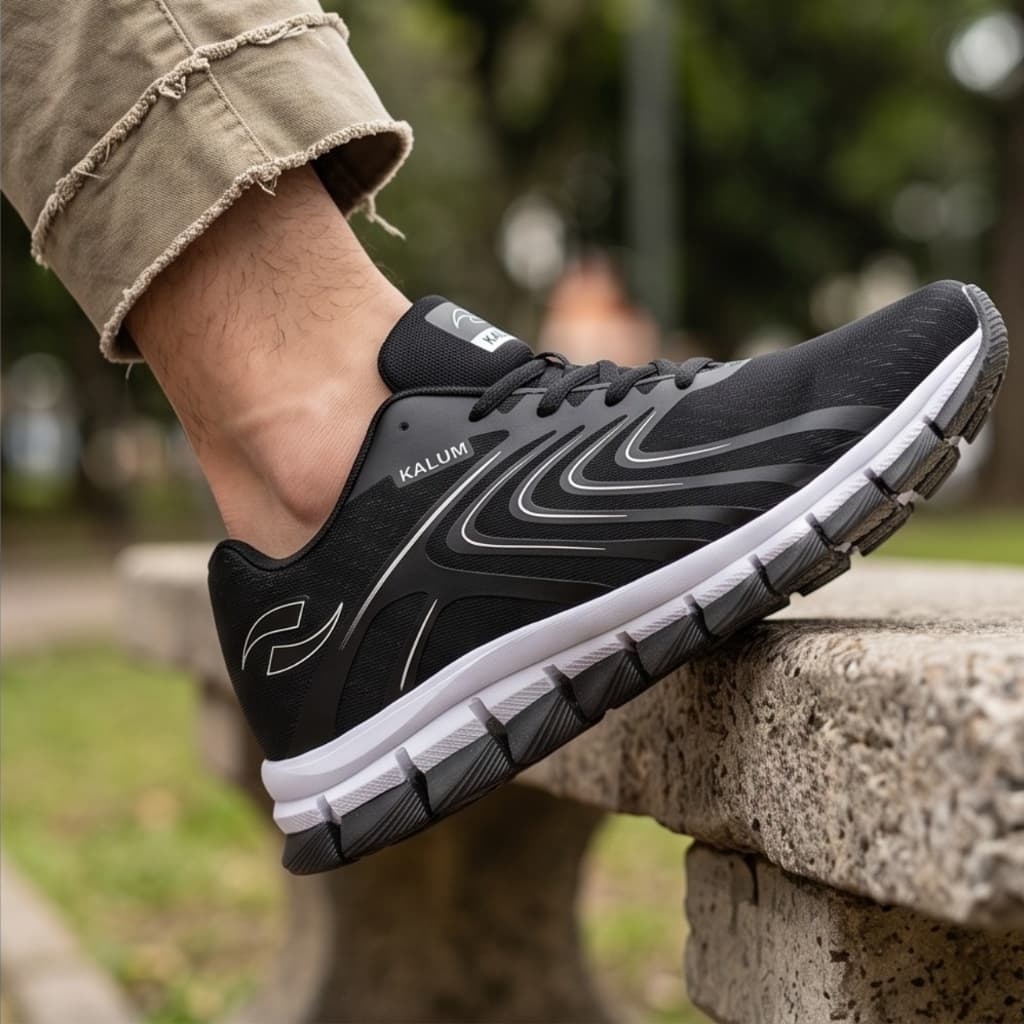 Tenis Esportivo Olimp Velox Kalum Academia Caminhada Corrida Adulto Confortavel