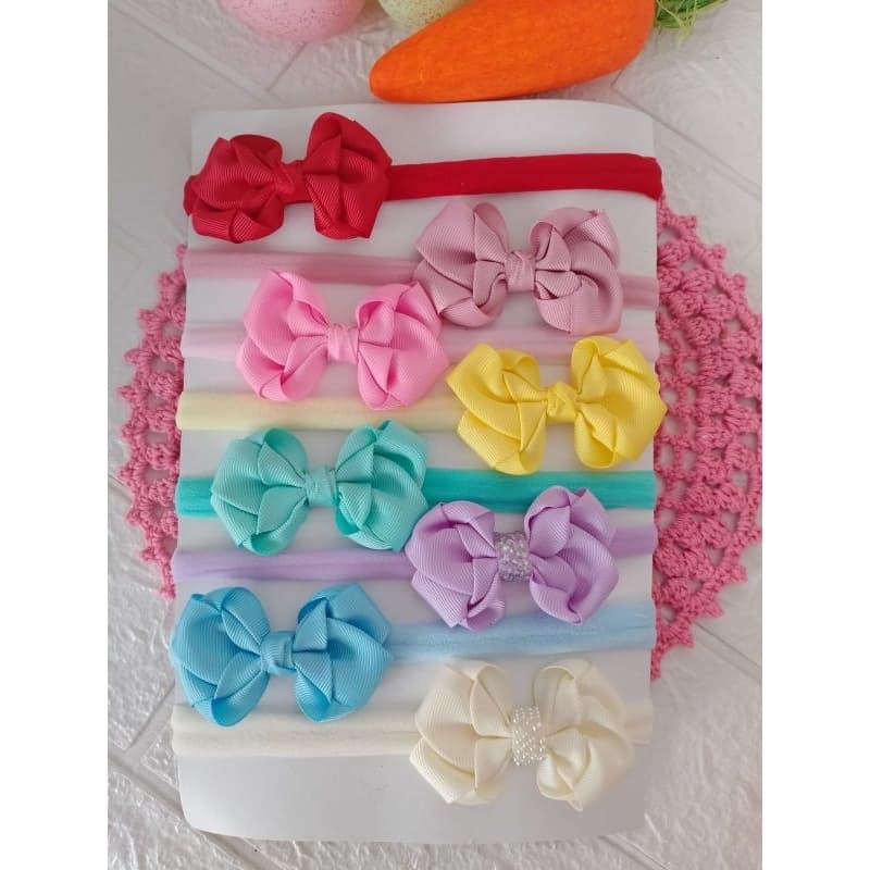 Kit de Laços infantis RN/bebê/saída maternidade