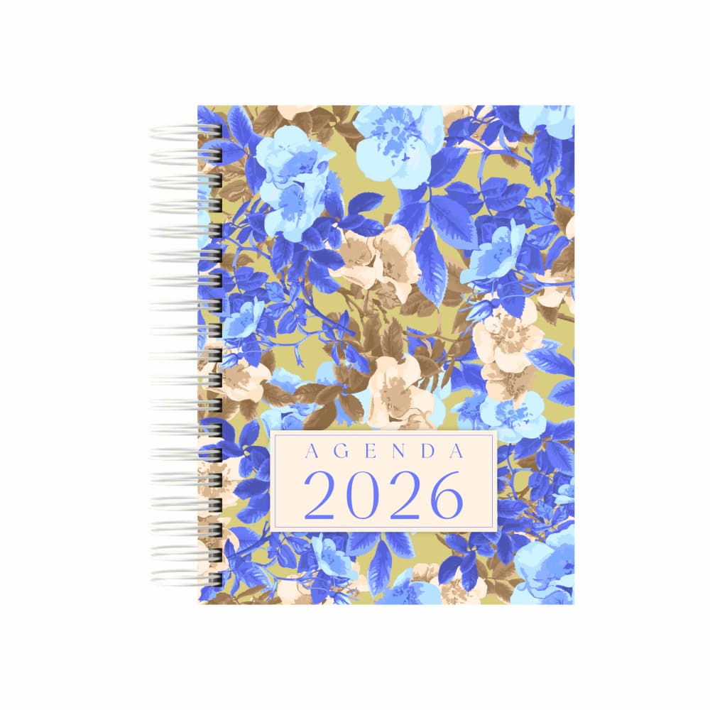 Agenda Feminina Capa Dura 1 Dia Por Página Com Horário Gardens