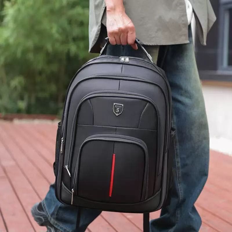 Mochila Cabo de Aço Grande Impermeável Reforçada Notebook Cadeado 4 Divisorios