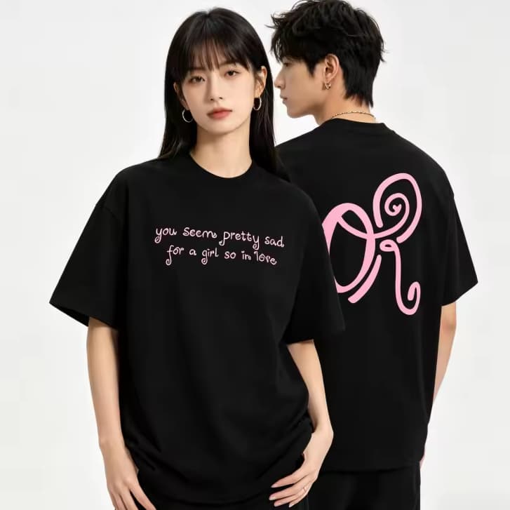 Camiseta Basica e OVERSIZED Olivia Rodrigo Or You Seem Pretty Sad for a Girl So in Love Unissex