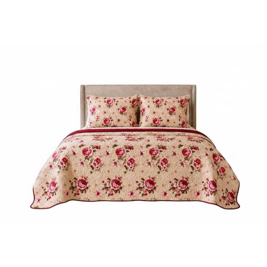 Colcha Cobre Leito Casal Dupla Face Estampada Macia Confortável Variadas Estampas Sortidas