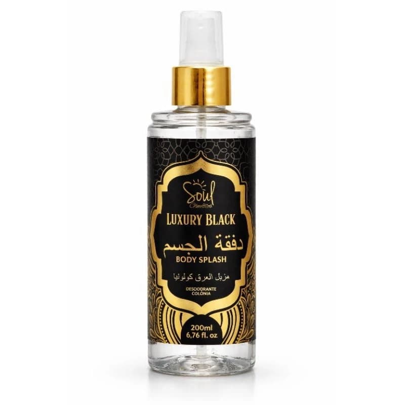 Body Splash Luxury Black Árabe 200ml - Soul Cosméticos