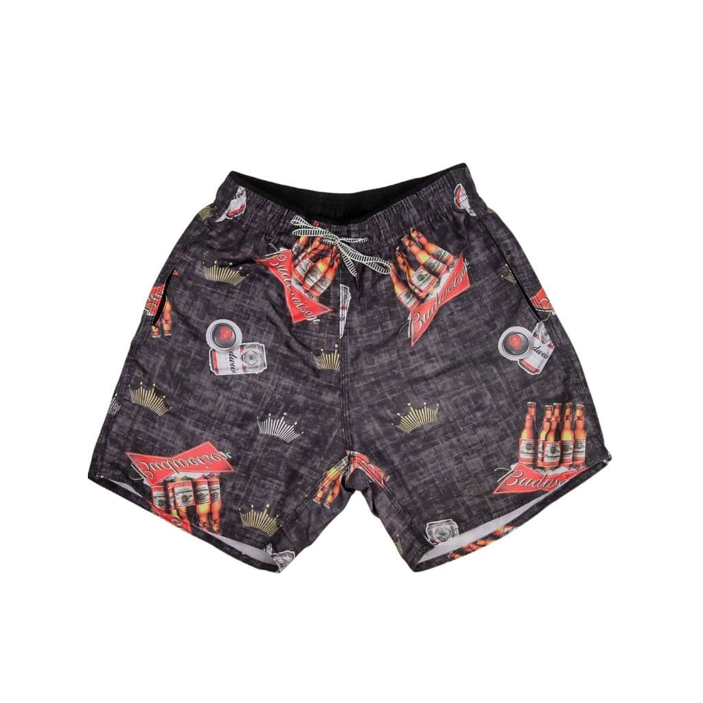 Kit 2  Shorts Tactel Bermuda Calção Masculino Mauricinho Estampas Exclusivas Bebidas