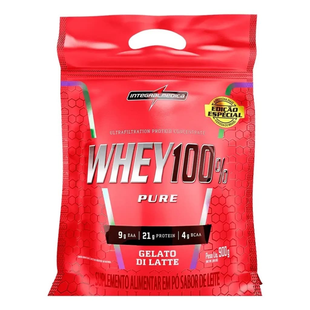 Suplemento em pó Integralmédica WHEY 100% Proteínas PURE