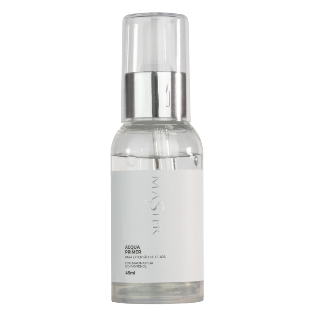 Primer de Cílios Master Elite Acqua 45ml com Niacinamida e D-Pantenol Uso Profissional